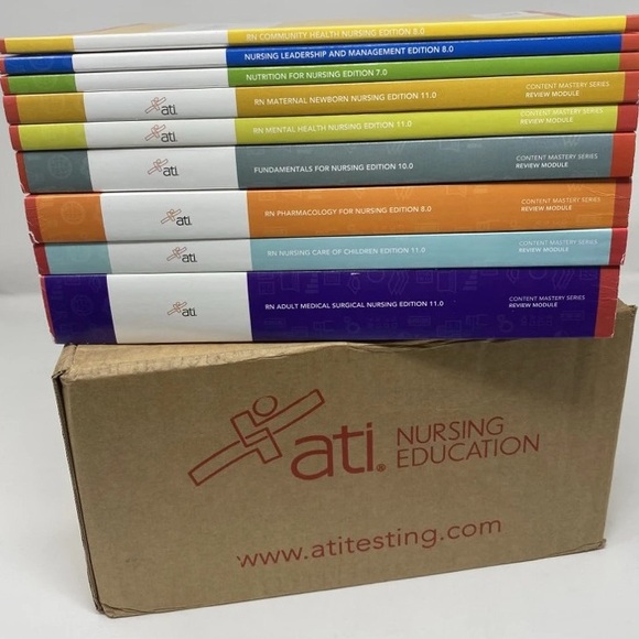 ATI Nursing Education RN Content Mastery Series Review Module 2019 SET OF 9 - Picture 1 of 1